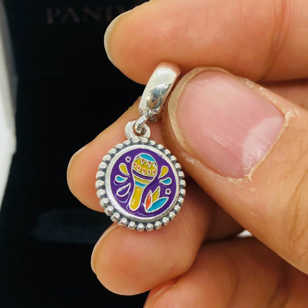 Pandora Maracas Spanish Latin Caribbean Fiesta Music Instrument Charm